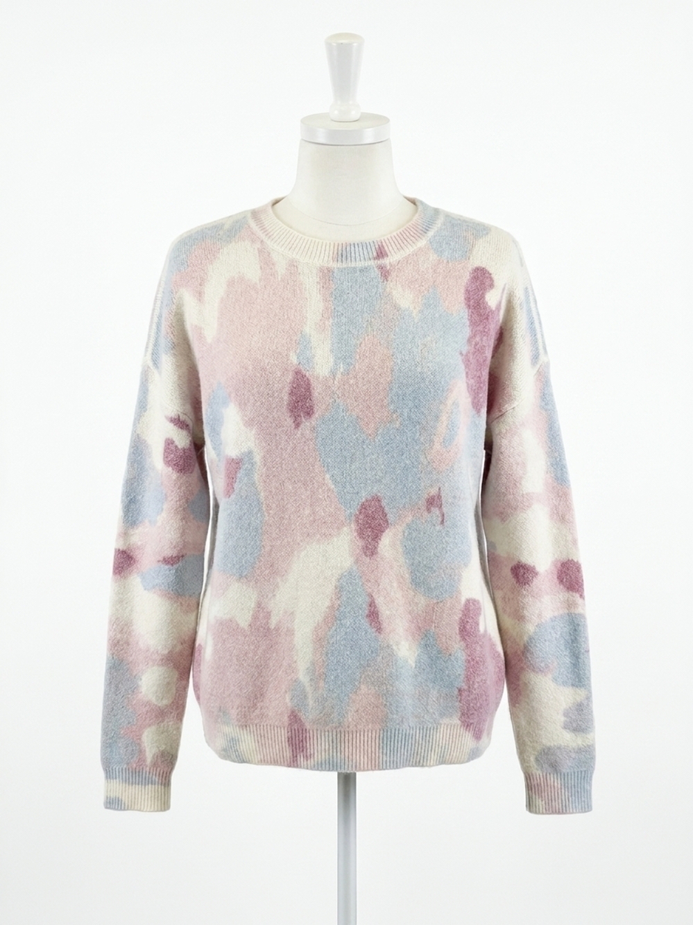 NEW CHARLIE B helen crew sweater in hibiscus